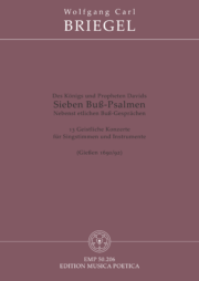 Wolfgang Carl Briegel<br>Die sieben Bußpsalmen